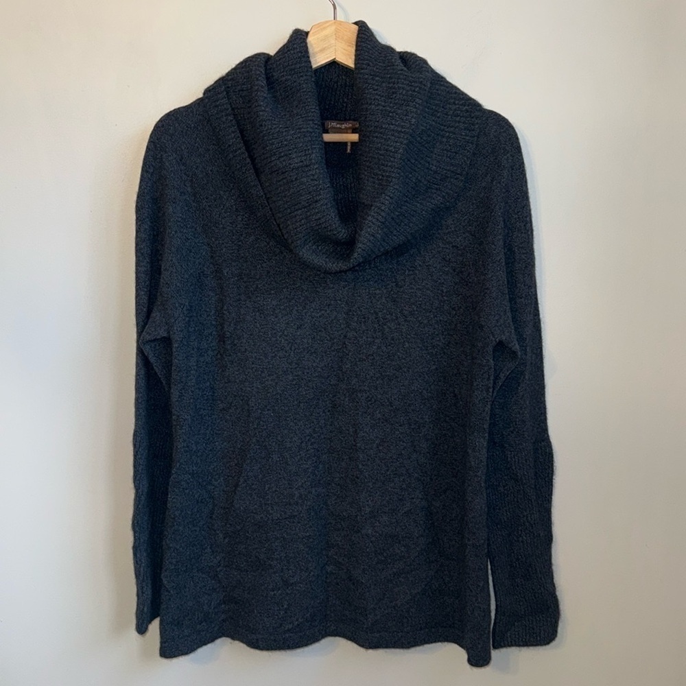 J. McLAUGHLIN 100% Cashmere Cowl Neck Sweater SZ S